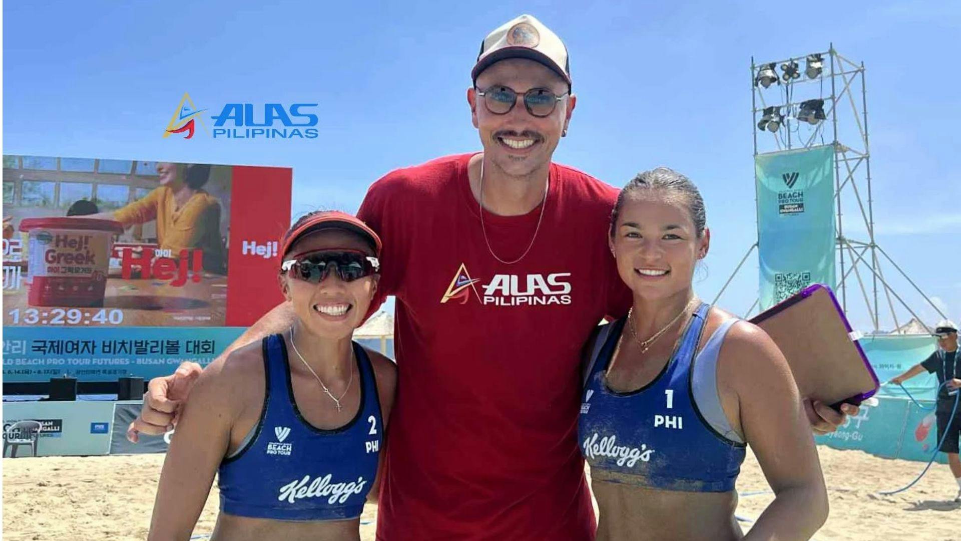 Alas’ Sunny Villapando, Dij Rodriguez stay perfect in Day 2 of Beach Pro Tour Futures Korea
